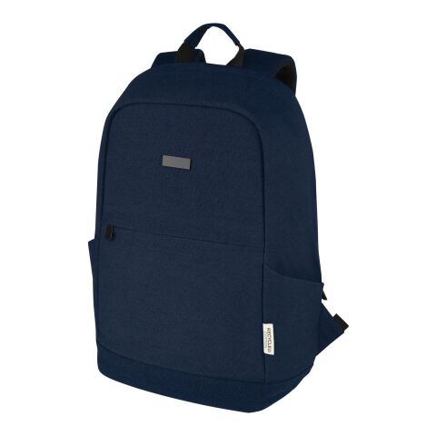 Joey 15,6 Zoll Anti-Diebstahl Laptop-Rucksack aus GRS-recyceltem Canvas Standard | tiefes blau | ohne Werbeanbringung | Nicht verfügbar | Nicht verfügbar | Nicht verfügbar