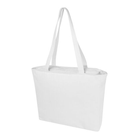 Weekender 500 g/m² recycelte Tragetasche Standard | weiß | ohne Werbeanbringung | Nicht verfügbar | Nicht verfügbar