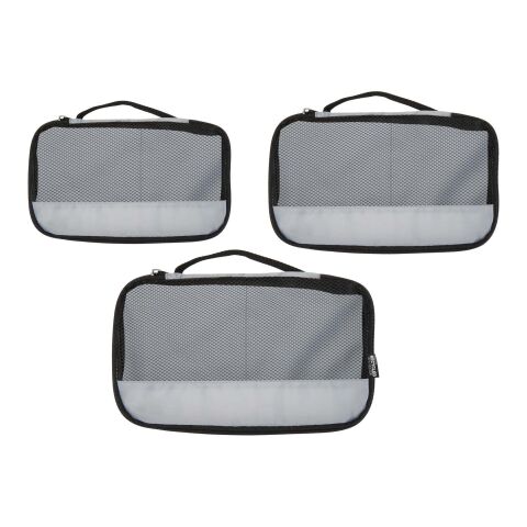 Jet GRS recycelte Packwürfel – 3er-Set grau