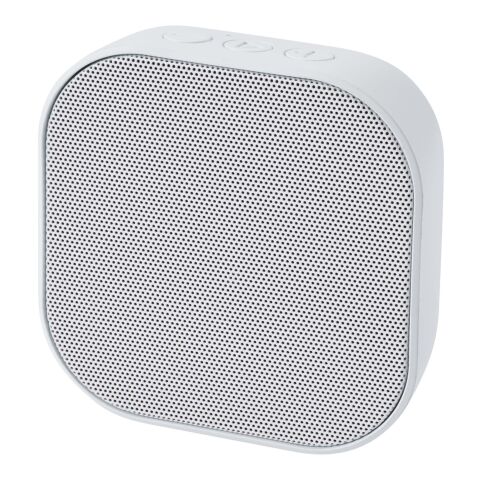 Stark 2.0 3 W Mini-Bluetooth®-Lautsprecher aus recyceltem RCS Kunststoff Standard | absolutes weiß | ohne Werbeanbringung | Nicht verfügbar | Nicht verfügbar