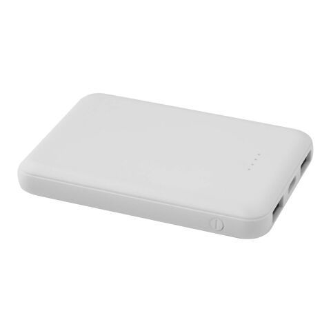 Asama 5000 mAh Typ-C Powerbank aus recyceltem Kunststoff Standard | weiß | ohne Werbeanbringung | Nicht verfügbar | Nicht verfügbar