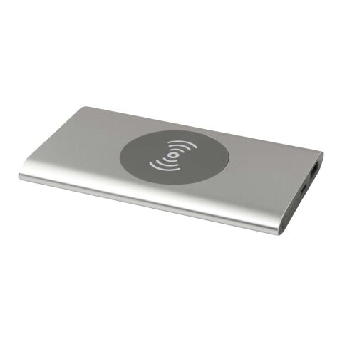 Juice 4000 mAh Typ-C kabellose Powerbank aus recyceltem Aluminium  silber