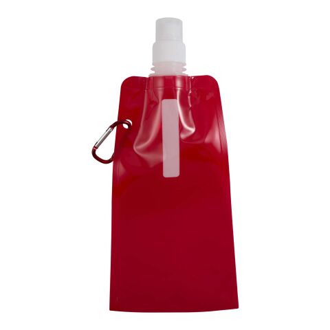 Sipzy 480 ml faltbare Wasserflasche Standard | rot | ohne Werbeanbringung | Nicht verfügbar | Nicht verfügbar