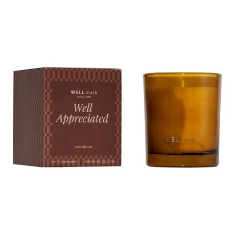 Wellmark Quiet Rebellion Duftkerze, 210 g Maroon rot