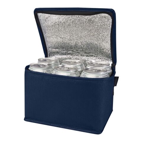 Spectrum Kühltasche aus recyceltem GRS Non Woven für 6 Dosen 4 L Standard | navy | ohne Werbeanbringung | Nicht verfügbar | Nicht verfügbar