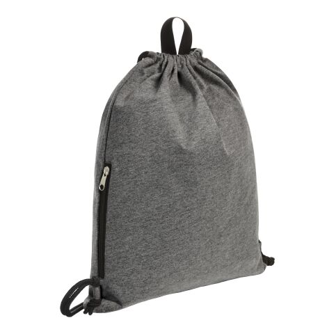 Halfar Zugbeutel JERSEY anthrazit | ohne Werbeanbringung