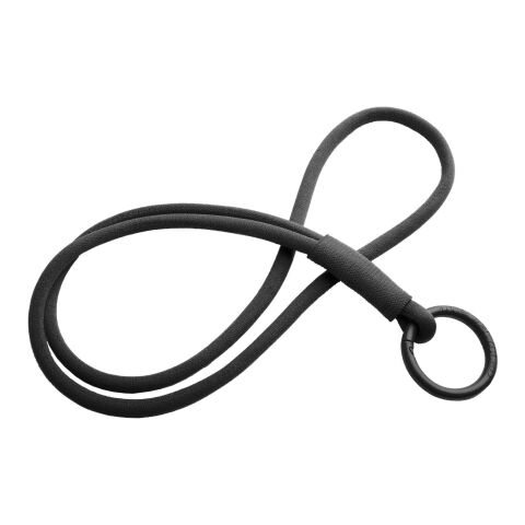 Tubyard Lanyard mit elastischem Band schwarz | ohne Werbeanbringung | Nicht verfügbar | Nicht verfügbar