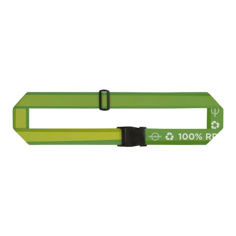 Luuc Gepäckgurt aus recyceltem PET weiß | Sublimation | all over, back | 40 mm x 1700 mm