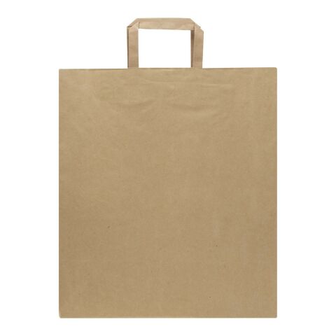 Kraft 80–90 g/m² Papiertasche mit flachen Griffen – 32 × 17 × 39 cm Kraftpapier | ohne Werbeanbringung | Nicht verfügbar | Nicht verfügbar