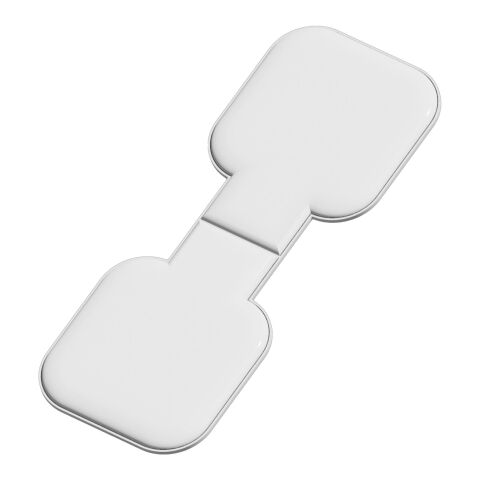 RFX™ Quadratischer, reflektierender TPU-Magnet weiß | ohne Werbeanbringung | Nicht verfügbar | Nicht verfügbar