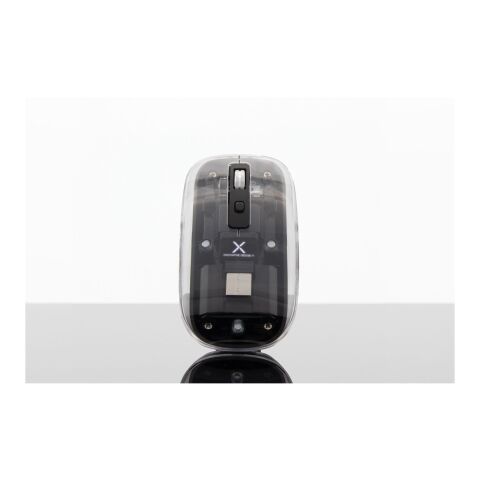 SCX.design O24 transparente wireless multimode 2.4 Ghz Bluetooth® Maus mit Leuchtlogo weiss | Not applicable | ohne Werbeanbringung | Nicht verfügbar | Nicht verfügbar