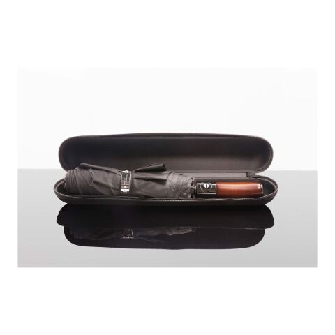 SCX.design R03 Vollautomatik Kompaktregenschirm mit Holzgriff  schwarz | Not applicable | ohne Werbeanbringung | Nicht verfügbar | Nicht verfügbar