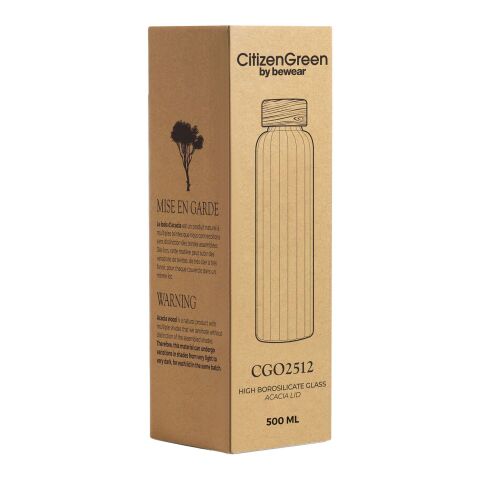 Citizen Green Purflow 500 ml Flasche aus Borosilikatglas weiß