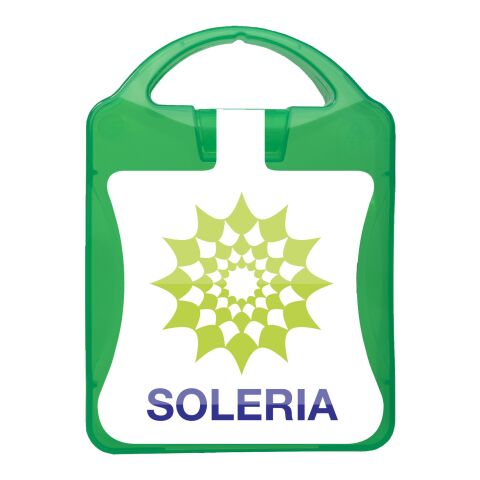 MyKit Flugzeug Reiseset transparent grün | ohne Werbeanbringung | Nicht verfügbar | Nicht verfügbar