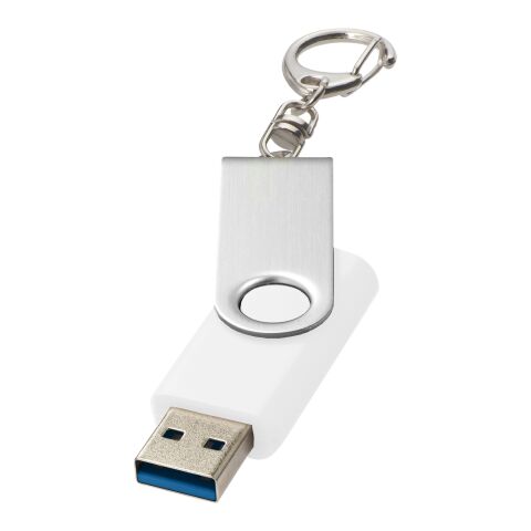 Rotate USB-Stick 3.0 mit Schlüsselanhänger weiß | 16 GB | ohne Werbeanbringung | Nicht verfügbar | Nicht verfügbar