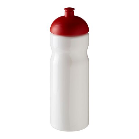 H2O Base® 650 ml Sportflasche mit Stülpdeckel weiss-rot | ohne Werbeanbringung | Nicht verfügbar | Nicht verfügbar