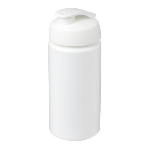 Baseline® Plus grip 500 ml Sportflasche mit Klappdeckel weiß | ohne Werbeanbringung | Nicht verfügbar | Nicht verfügbar
