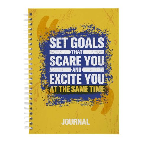 Desk-Mate® A5 Hardcover Journal weiss | ohne Werbeanbringung | Nicht verfügbar | Nicht verfügbar