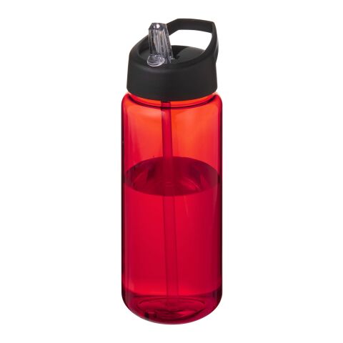 H2O Active® Octave Tritan™ 600 ml Sportflasche mit Ausgussdeckel rot-schwarz | ohne Werbeanbringung | Nicht verfügbar | Nicht verfügbar