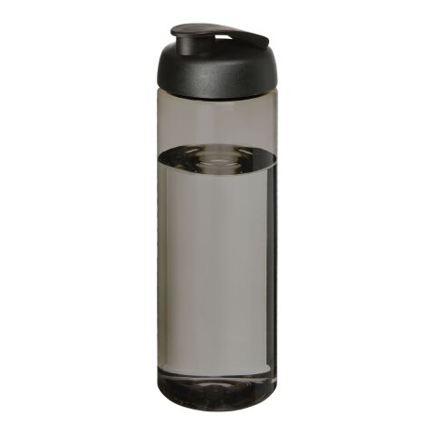 H2O Active® Eco Vibe 850 ml Sportflasche mit Klappdeckel kohle-schwarz | 1-farbiger Siebdruck | rundum | 210 mm x 165 mm