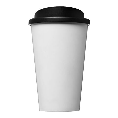 Brite-Americano® Recycled 350 ml Isolierbecher weiss-schwarz | ohne Werbeanbringung | Nicht verfügbar | Nicht verfügbar