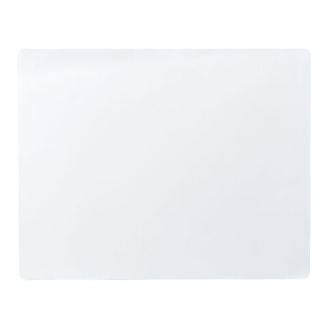 Brite-Mat® leichtes Mauspad weiss | Papierdruck | Oberseite | 240 mm x 190 mm