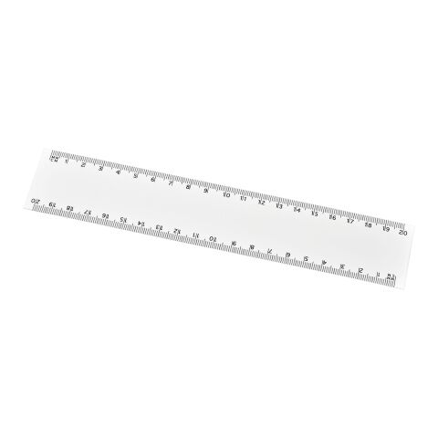 Arc 20 cm flexibles Lineal weiss | 1-farbiger Lithografie | Vorderseite | 210 mm x 40 mm