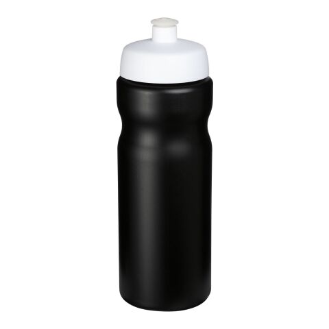 Baseline® Plus 650 ml Sportflasche mit Push-Pull-Tülle schwarz-weiss | ohne Werbeanbringung | Nicht verfügbar | Nicht verfügbar