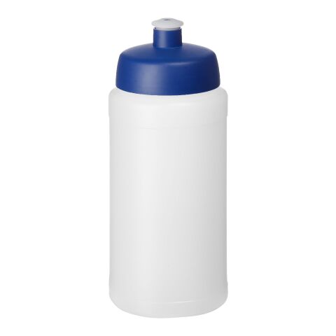 Baseline® Plus 500 ml Flasche mit Sportdeckel transparent-blau | ohne Werbeanbringung | Nicht verfügbar | Nicht verfügbar
