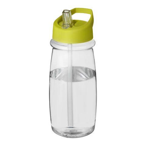 H2O Pulse 600 ml Sportflasche mit Ausgussdeckel transparent-limone | ohne Werbeanbringung | Nicht verfügbar | Nicht verfügbar