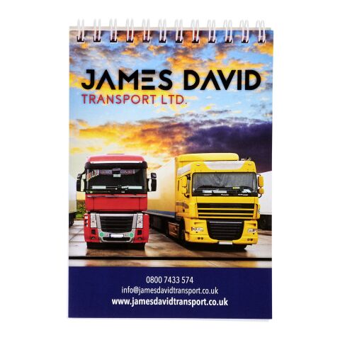 Desk-Mate® Wire-O-Bindung A6 Notizbuch weiß | 50 pages | ohne Werbeanbringung | Nicht verfügbar | Nicht verfügbar