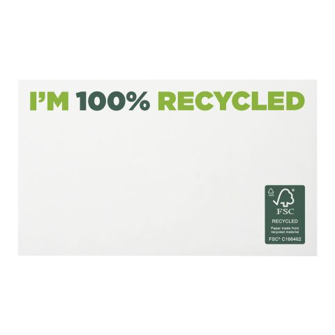 Sticky-Mate® recycelte Haftnotizen 127 x 75 mm weiss | 25 pages | ohne Werbeanbringung | Nicht verfügbar | Nicht verfügbar