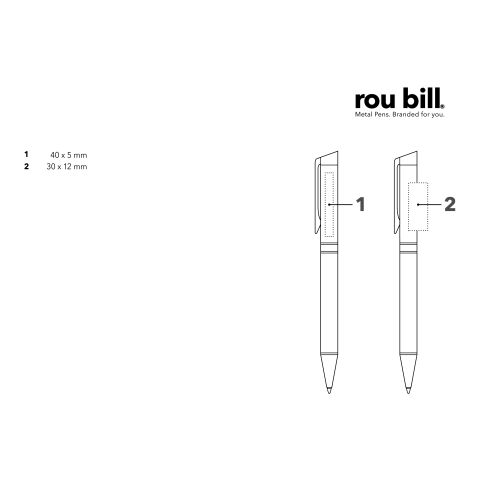 roubill Carbon Line Drehkugelschreiber silber | ohne Werbeanbringung | Nicht verfügbar | Nicht verfügbar
