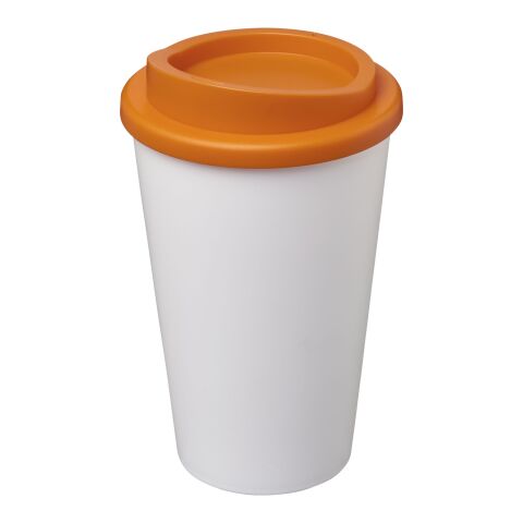 Americano® 350 ml Isolierbecher orange-weiss | ohne Werbeanbringung | Nicht verfügbar | Nicht verfügbar