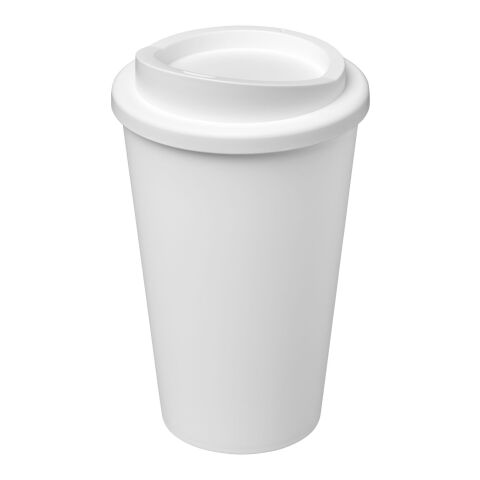 Americano® 350 ml Isolierbecher weiß | 1-farbiger Siebdruck | rundum | 228 mm x 73 mm