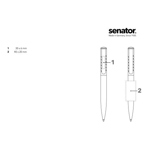 senator New Spring Clear MC Druckkugelschreiber orange | ohne Werbeanbringung | ohne Werbeanbringung | Nicht verfügbar