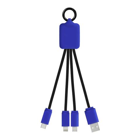 SCX.design C15 Quatro Ladekabel mit Leuchtlogo Standard | Reflex blue-schwarz | ohne Werbeanbringung | Nicht verfügbar | Nicht verfügbar