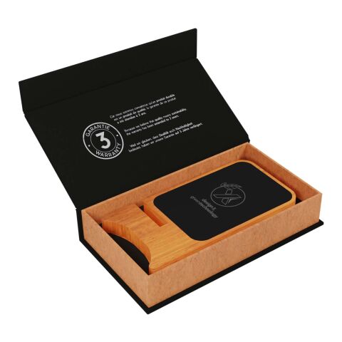 SCX.design W16 kabelloser 10-Watt-Ladeständer aus Holz mit Leuchtlogo Standard | holz | ohne Werbeanbringung | Nicht verfügbar | Nicht verfügbar