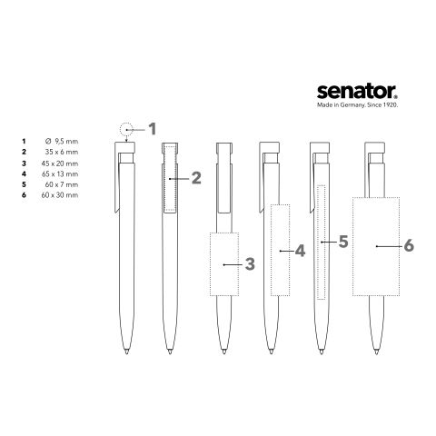 senator Liberty Matt Recyceld Druckkugelschreiber hellblau | ohne Werbeanbringung | Nicht verfügbar | Nicht verfügbar