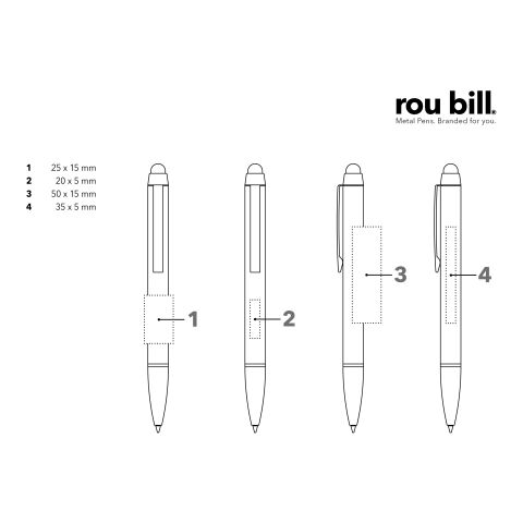 roubill Attract Drehkugelschreiber schwarz | ohne Werbeanbringung | Nicht verfügbar | Nicht verfügbar