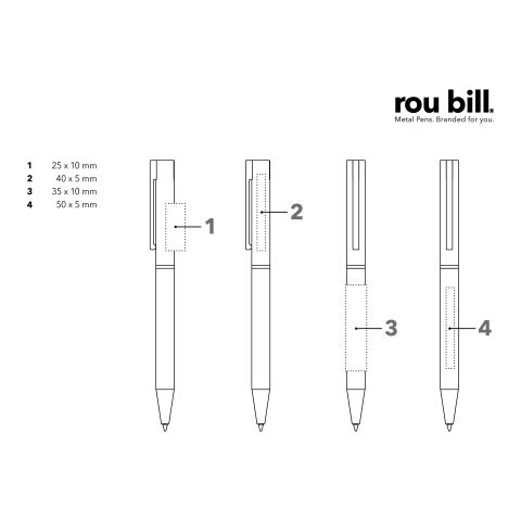 roubill Galant Drehkugelschreiber schwarz | ohne Werbeanbringung | ohne Werbeanbringung