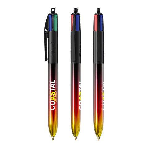 BIC® 4 Colours® Flags Collection mit Lanyard Schwarz-Schwarz-Rot-gelb | ohne Werbeanbringung | Nicht verfügbar | Nicht verfügbar