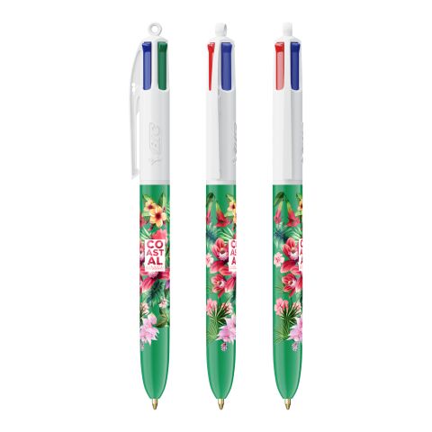BIC® 4 Colours Kugelschreiber BritePix Digital Weiß-grün