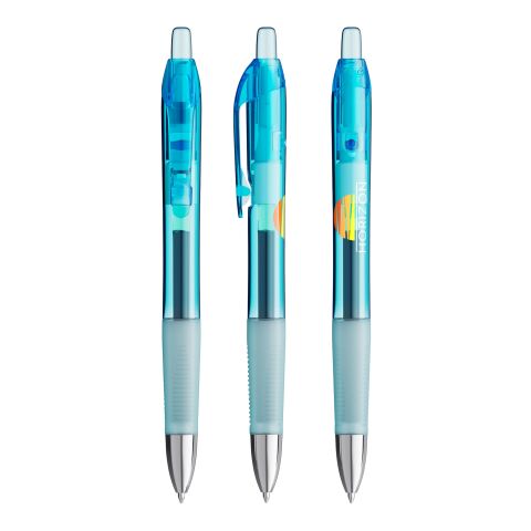BIC® Intensity® Gel Clic hellblau | schwarze Tinte | 1-farbiger Siebdruck | Clip-Clip | 5.00 mm x 26.00 mm