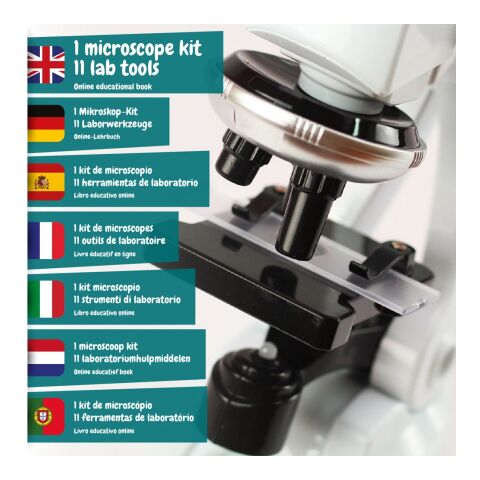 MICROSCOPE. Lernspiel für Kinder Weiss | ohne Werbeanbringung | Nicht verfügbar | Nicht verfügbar | Nicht verfügbar
