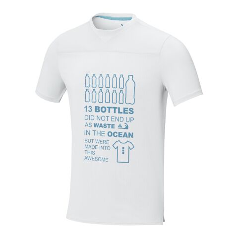 Borax Cool Fit T-Shirt aus recyceltem GRS Material für Herren Standard | weiß | L | ohne Werbeanbringung | Nicht verfügbar | Nicht verfügbar | Nicht verfügbar