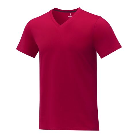 Somoto T-Shirt mit V-Ausschnitt für Herren Standard | rot | S | ohne Werbeanbringung | Nicht verfügbar | Nicht verfügbar | Nicht verfügbar