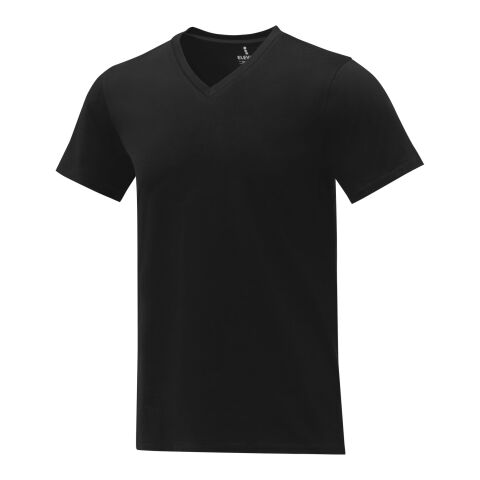 Somoto T-Shirt mit V-Ausschnitt für Herren schwarz | XL