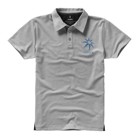Markham Poloshirt Standard | grau meliert | S | ohne Werbeanbringung | Nicht verfügbar | Nicht verfügbar | Nicht verfügbar