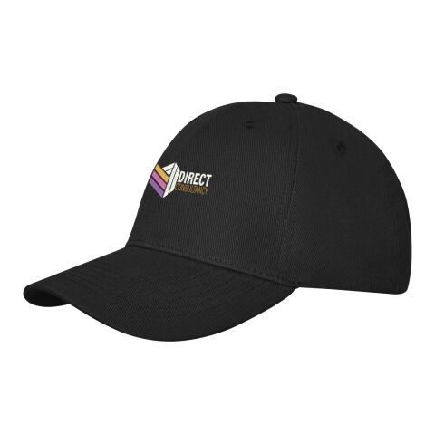 Davis Panel Kappe mit 6 Segmenten Priority | schwarz | Digital DTF Transfer | linke Seite | 50 mm x 50 mm | 100